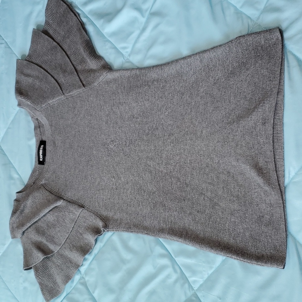 Express short sleeve sweater